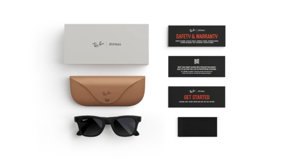 Ray-Ban Meta Wayfarer (Gen 1) Matte Black AI Glasses with Black Lenses - Εικόνα 5